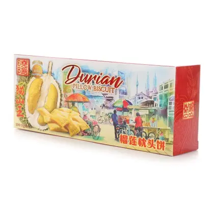 Durian Pillow Biscuit (34 boxes / Ctn)